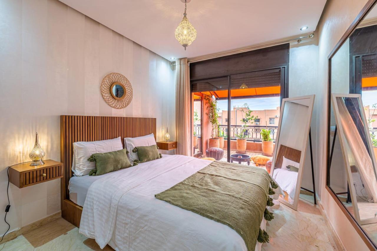 L'Atlas - Appartement Authentique A Gueliz Marakeş Dış mekan fotoğraf