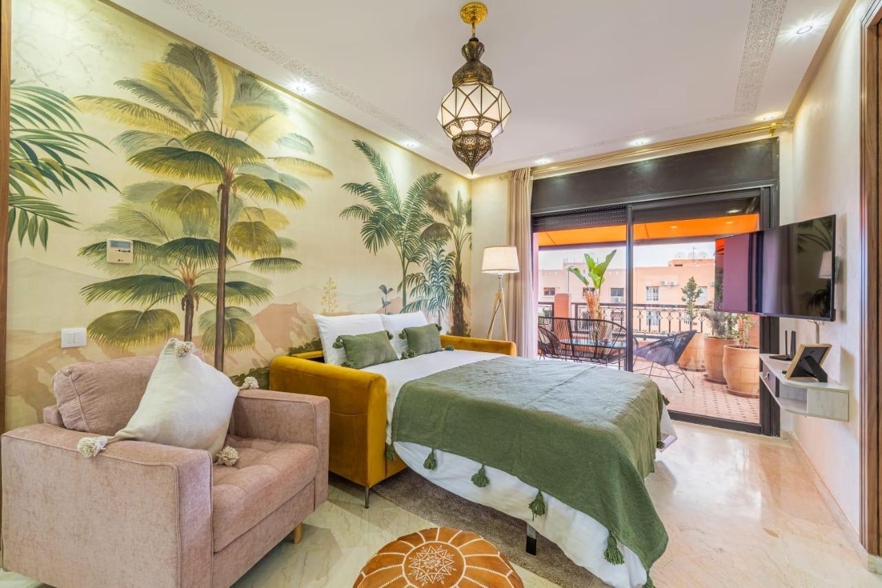 L'Atlas - Appartement Authentique A Gueliz Marakeş Dış mekan fotoğraf