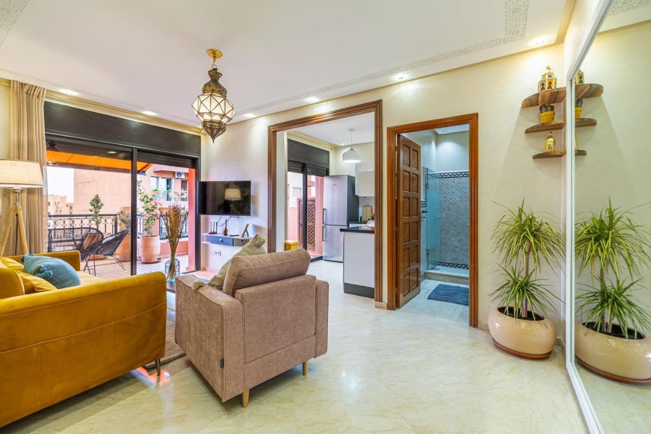 L'Atlas - Appartement Authentique A Gueliz Marakeş Dış mekan fotoğraf